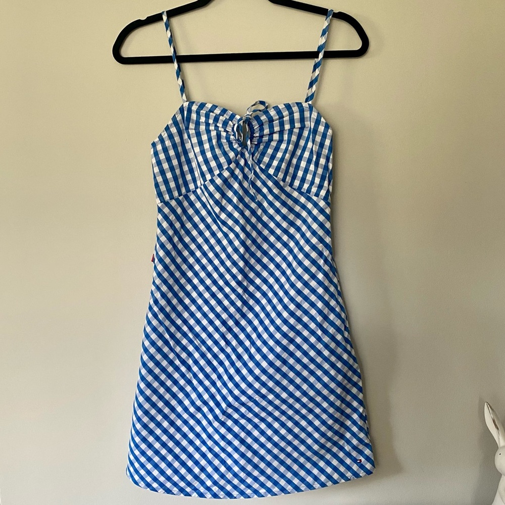 Blue gingham Tommy Hilfiger dress
